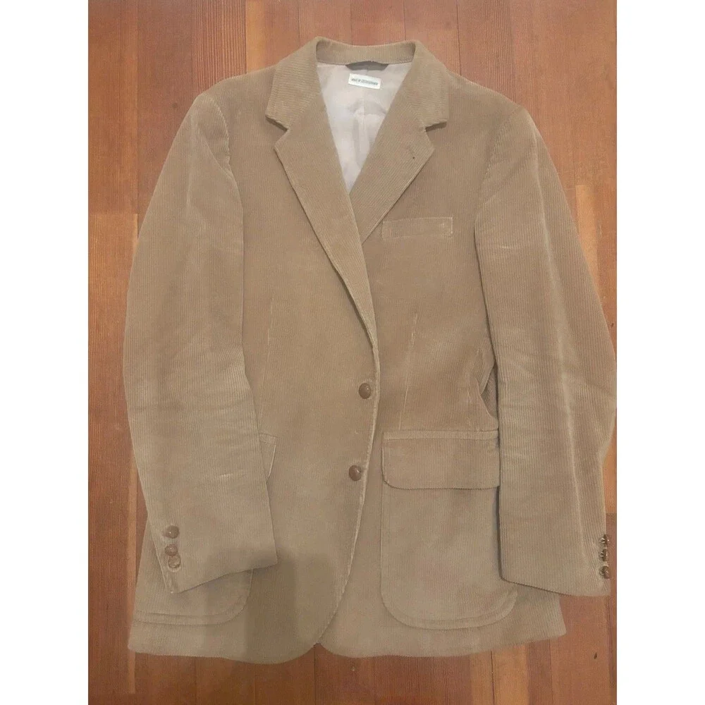 Vintage Lands' End Men's Corduroy Blazer Size  44L